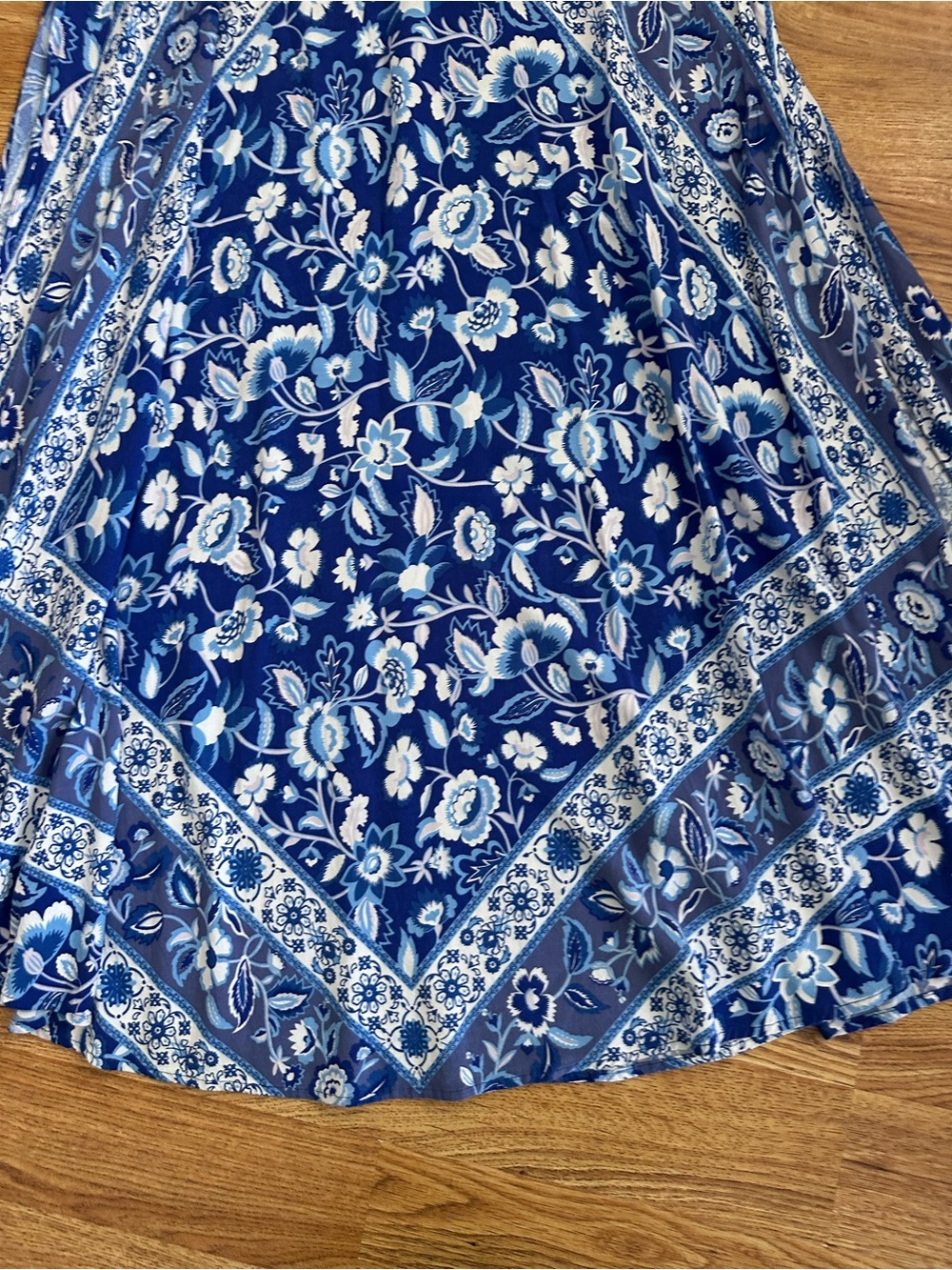 Spell Lolita Bluebell Floral Maxi Skirt S - Picture 8 of 16